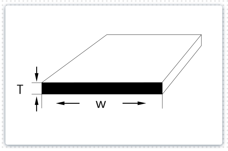 Aluminium flat bus bar